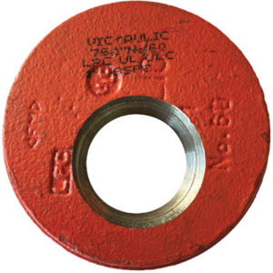BOUCHON AVEC VIDANGE CONCENTRIQUE NO. 60 BSP ROUGE 1½¨x½¨