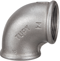 N 90 : COUDE FF PETIT RAYON 90° DN50