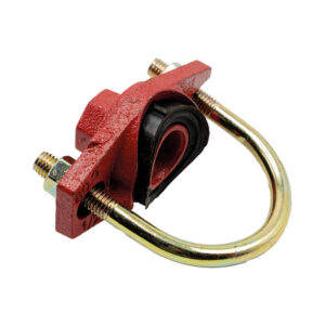 COLLIER DE PRISE EN CHARGE AVEC ETRIER SORTIE FILETAGE BSPT ROUGE DN50-25